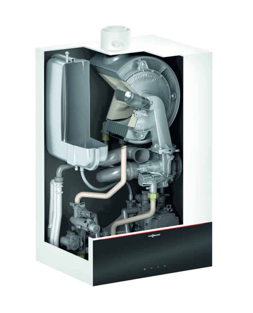 Vitodens 200-w inside boiler