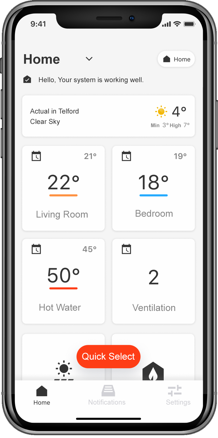 Vicare-home-heating-app-control
